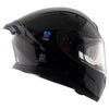 AXOR Apex Altor Smart Bluetooth Solid Gloss Black Helmet