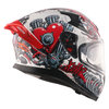 AXOR Apex xBHP Bionic Gloss White Red Helmet