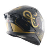 AXOR Apex Infinity Gloss Black Gold Helmet