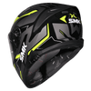 SMK Typhoon Azonix Gloss Black Grey Yellow (GL264) Helmet