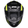 SMK Typhoon Azonix Gloss Black Grey Yellow (GL264) Helmet