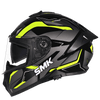 SMK Typhoon Azonix Gloss Black Grey Yellow (GL264) Helmet