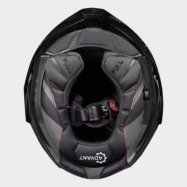 LS2 FF901 Advant X Carbon Future Black Red Gloss Helmet– Moto Central