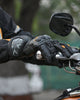 Viaterra Grid Full Gauntlet Motorcycle Riding Gloves (Black)