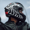 Airoh Connor Myth Black White Red Matt Helmet