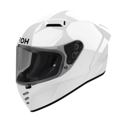 Airoh Connor Plain White Gloss Helmet