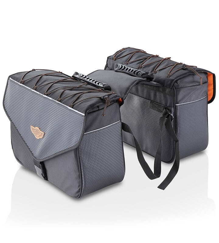 Guardian Gears Alpha Semi Hard Cruiser Panniers 60L for Straight Exhausts