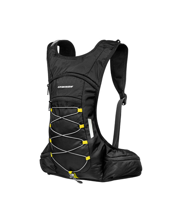 Cramster Oasis Hydration Backpack with 2L Bladder (Black Yellow)