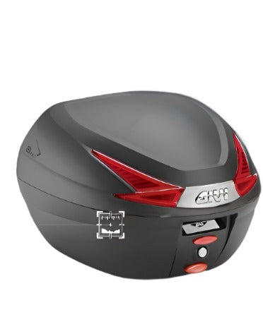 GIVI Top Case B330N Black with Red Reflectors