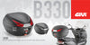 GIVI Top Case B330N Black with Red Reflectors