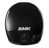 SMK Retro Solid Gloss Black with Tinted Visor (GL220) Helmet