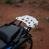 Moto Torque Back Carrier with Aluminium Top Plate for BMW F450 GS (Silver)