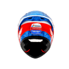NHK GPR Tech Helmet Mandalika Gloss White Blue Red Helmet