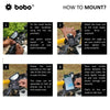 BOBO BM4 PRO Mobile Mount Jaw Grip with Vibration Controller