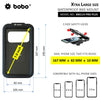 BOBO BM11H PRO PLUS Waterproof Bike Phone Holder with Pro Plus Vibration Damper and Fast 15W Wireless Charger plus USB C Motorcycle Mobile Mount
