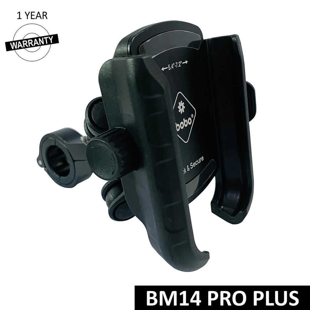 BOBO BM14 PRO Plus Quick Release Motorcycle Mobile Mount with Vibration Damper