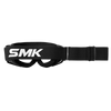 SMK Terrain Offroad Goggle with Clear and Extra Mirror Lens (Black with Black Strap)