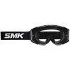 SMK Terrain Offroad Goggle with Clear and Extra Mirror Lens (Black with Black Strap)