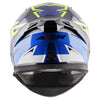 AXOR Apex Streak Gloss Black Blue Helmet