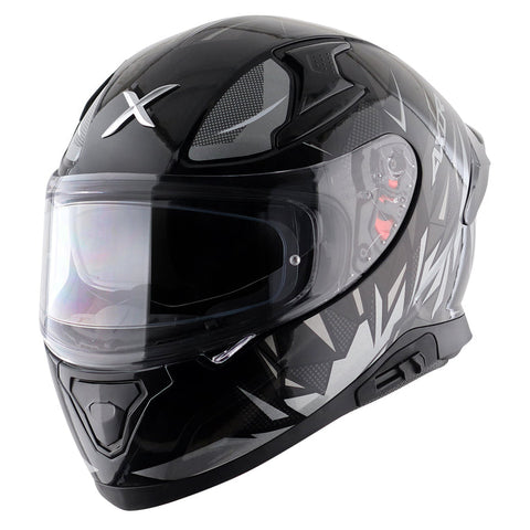 AXOR Apex Hunter Dull Black Grey Helmet