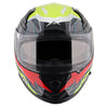 AXOR Apex Dynamo Gloss Black Neon Yellow Helmet