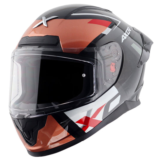 AXOR Saber XSport Gloss Black Orange Helmet