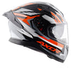 AXOR Apex Streak Gloss Black Orange Helmet