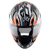 AXOR Apex Streak Gloss Black Orange Helmet