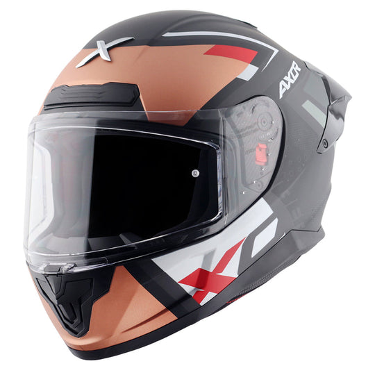 AXOR Saber XSport Dull Black Orange Helmet