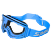 SMK Terrain Offroad Goggle with Clear and Extra Mirror Lens (Blue with Blue Strap)