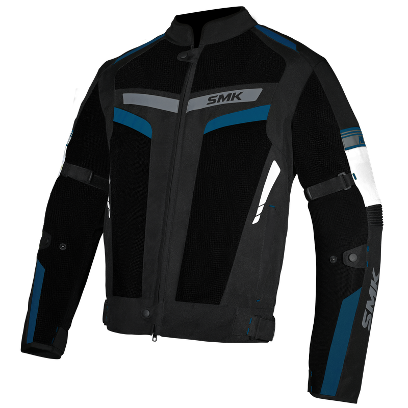 SMK Inifinity Rush Riding Jacket (Black Blue)