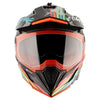 AXOR XCross X2 Dual Visor Gloss Black Grey Helmet