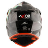 AXOR XCross X2 Dual Visor Gloss Black Grey Helmet