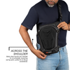 DSG Alpha Thigh Bag (Black Red)