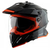 AXOR XCross Dual Visor Solid Gloss Black Orange Helmet