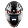AXOR Apex Marvel Venom Gloss Black Red Helmet