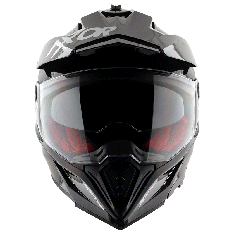 Visor online helm cross