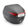 GIVI Top Case C30N Black with Red Reflectors