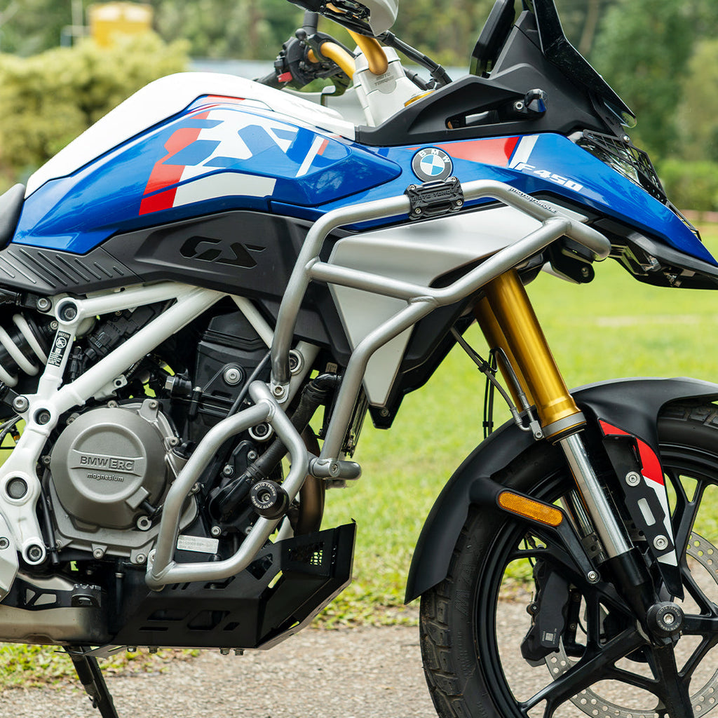 Moto Torque Apex Crash Guard for BMW F450 GS (Silver)