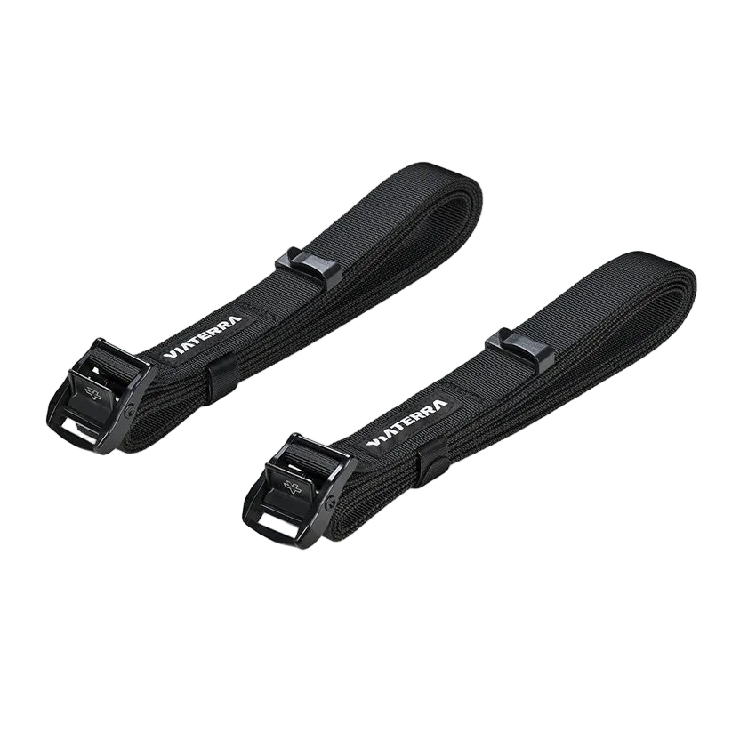 ViaTerra Cam Straps Set of 2 (Black)