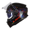 LS2 FF811 Vector II Kamo Gloss Black Blue Helmet