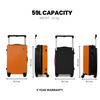 CARBONADO Exodus Check In Luggage (Orange Black)