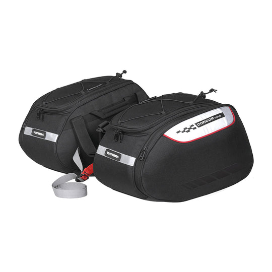 Viaterra Condor Solo 100% Waterproof Motorcycle Saddlebags (Black)