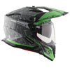 AXOR XCross Dual Visor Flash Gloss Cool Grey Green Helmet