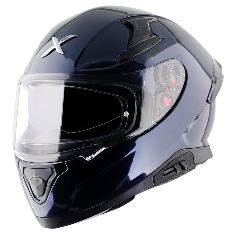 AXOR Apex Solid Gloss Deep Blue Helmet