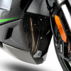 R&G Pro Downpipe Grille for the Kawasaki Ninja 1000SX 2020 onwards and Ninja 1100SX SE 2025 onwards (DG0063PROBK)