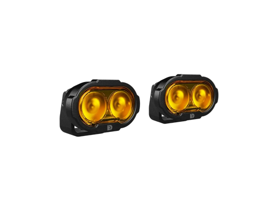 DENALI DL2 Auxiliary LED Lights Amber Lights only set of 2 (DNL.DL2.050.A.2)