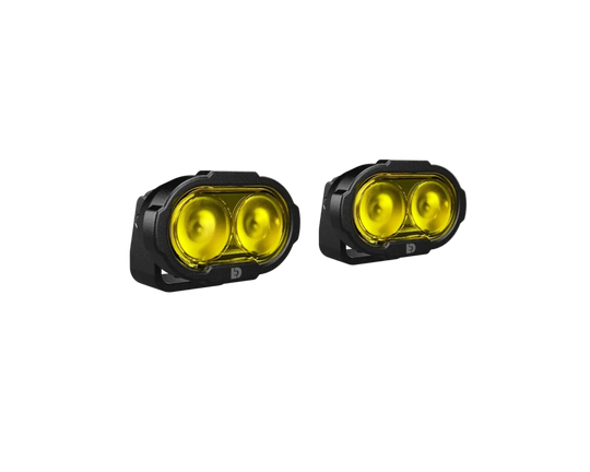 DENALI DL2 Auxiliary LED Lights Selective Yellow Lights only set of 2 (DNL.DL2.050.Y.2)
