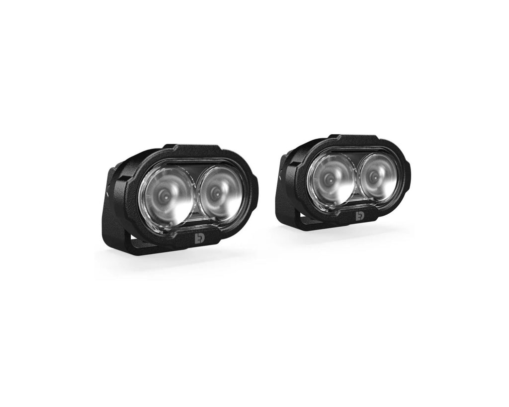 DENALI DL2 Auxiliary LED Lights White Lights Only Set of 2 (DNL.DL2.050.W.2)