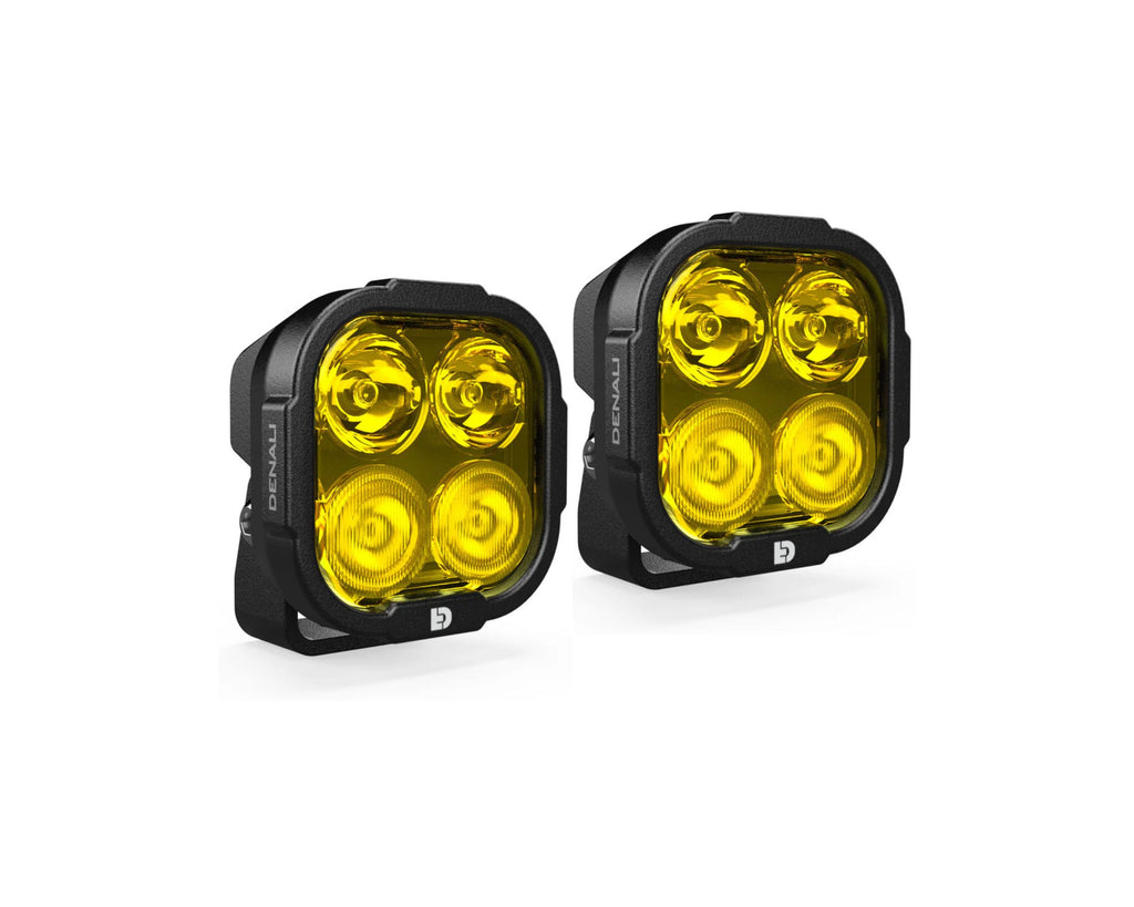 DENALI DL4 Auxiliary LED Lights Selective Yellow Lights Only Set of 2 (DNL.DL4.050.Y.2)